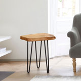 Maude Solid Wood Top End Table