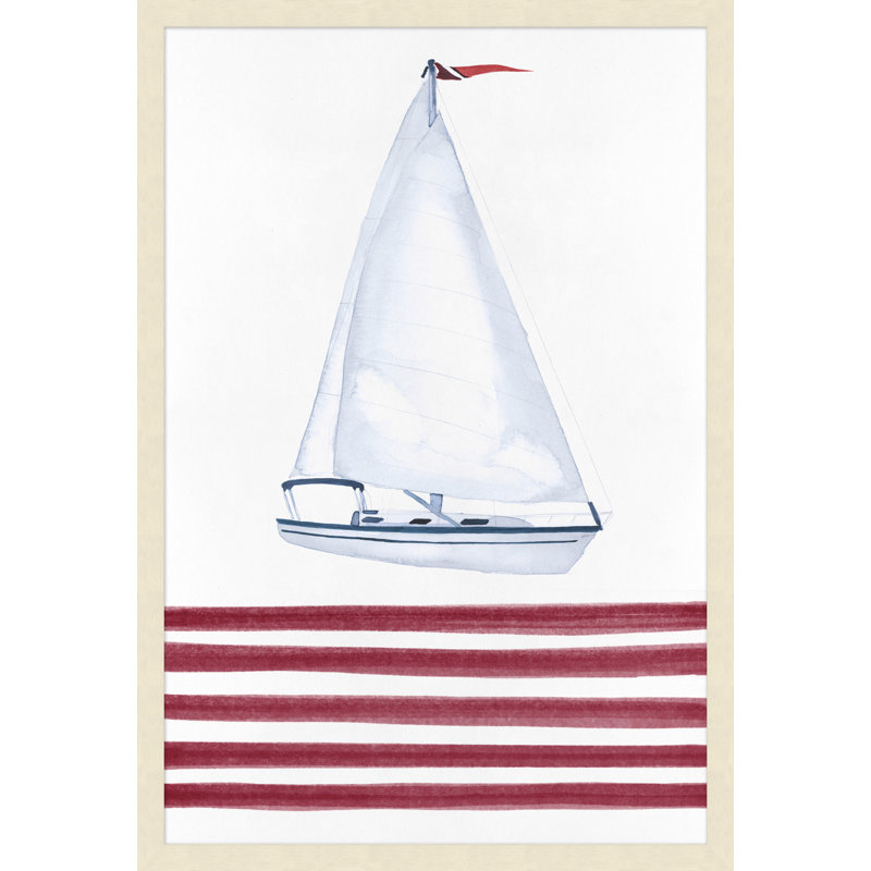 Striped Sails 2 Print by Nathan Turner