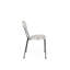 Chaise d’appoint rembourrée en noir/gris