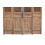 Portes moustiquaires pliantes en pin brut