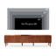 Meuble télé 94,5 pouces Mid-Century Modern