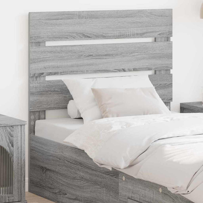 Headboard, UK Single - DE 90 x 190 cm, Grey Sonoma