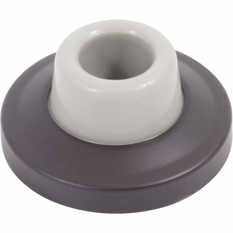 Concave Zinc Wall Bumper, Oil-Rubbed Dark Brown