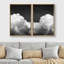 Ensemble de 2 reproductions encadrées sur toile-73883104-73883105