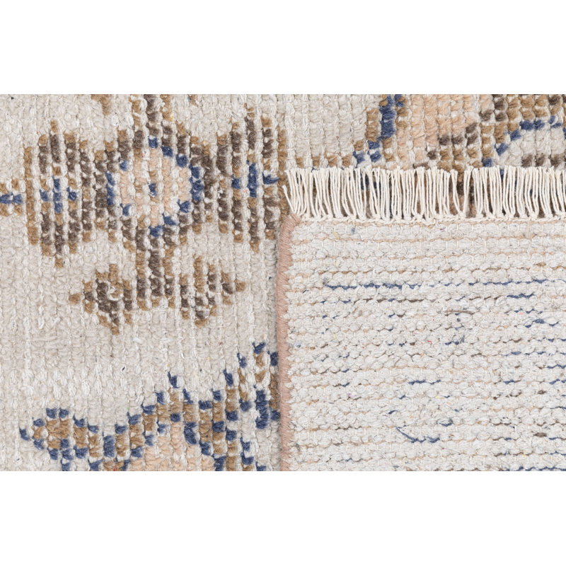 Tapis rouille / ivoire touffeté à la main Chalet, Rectangle de 5 pi x 8 pi