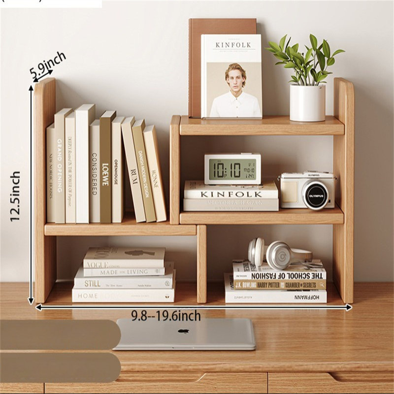 Organisateur de bureau en bois massif Marzette