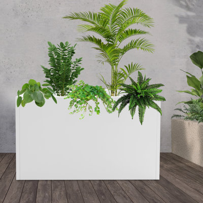 38X12x24” Steel Planter Box With Drainage Hole