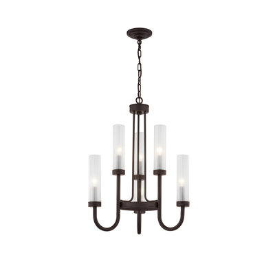 Lustre style chandelier 6 lumières Mingus