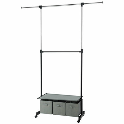 Portant à vêtements ajustable 68,5 po