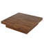 Table basse carrée en placage de marbre avec plateau coulissant et rangement-739487112-761125403