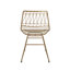 45.72cm H Metal Slat Back Side Chair-2117354036