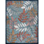 Tapis floral transitionnel Gilda, turquoise-1980690189