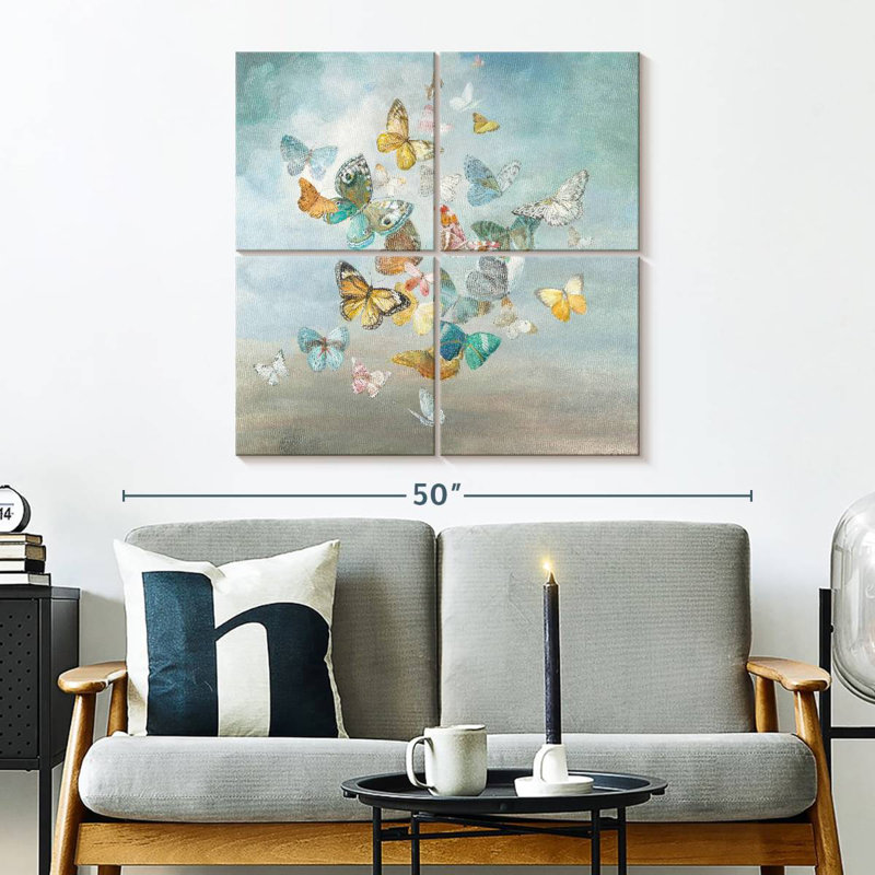 Brampt Beautiful Butterflies, 32" H x 32" W