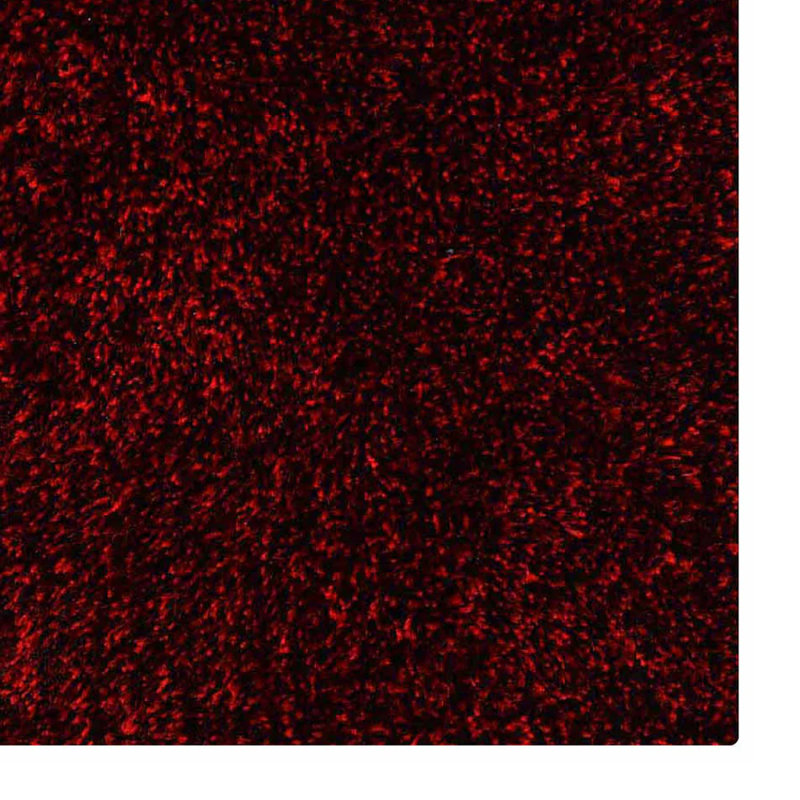 Tapis rouge touffeté à la main runner Henricks, Carré 8 pi