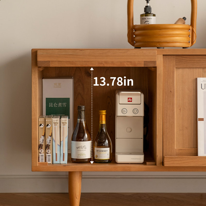 American style solid wood frame TV stand