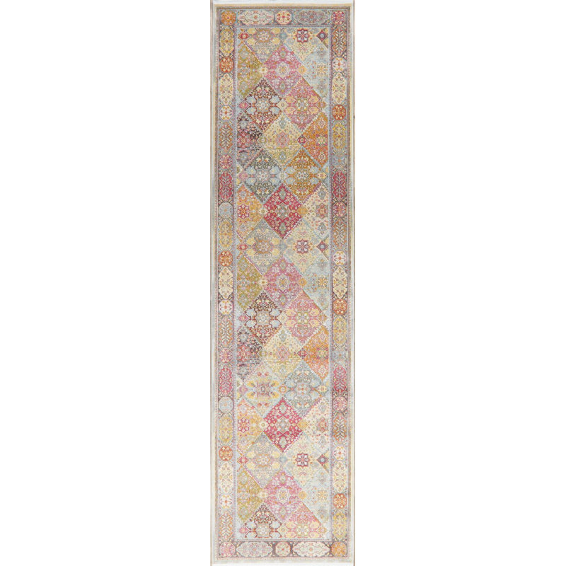 Oriental Indoor Rug, Runner 2'6" x 10'