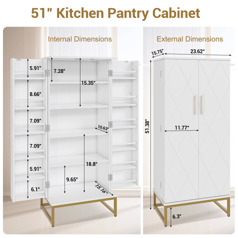 130cm Kitchen Pantry