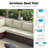 2-Piece Outdoor Armless Sofa-1591139005