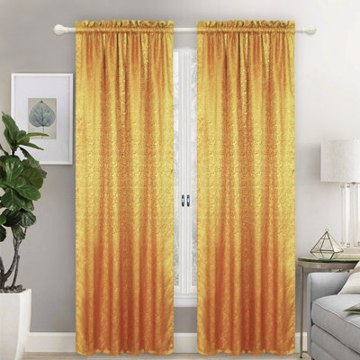 Afton Room Darkening Curtain Single Panel