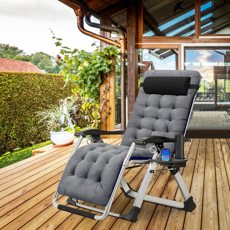 Cushions Phi Villa Outdoor Recliner Phi Villa Folding Zero Gravity