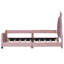 Upholstered Daybed With Rabbit Ear Shaped Headboard-587648290