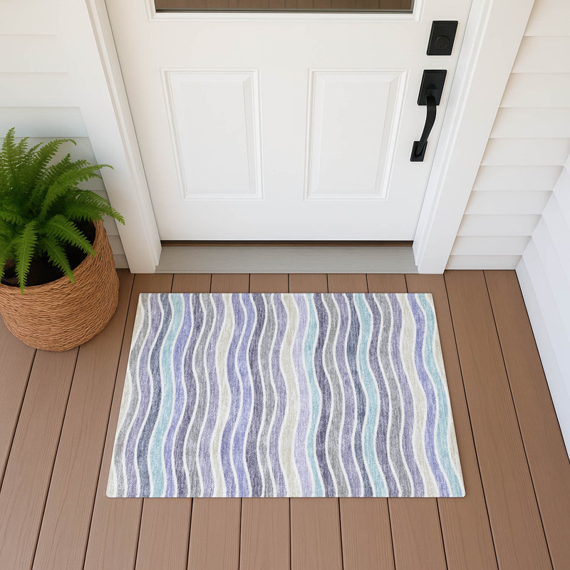 Tapis intérieur / extérieur ACN2333, Rectangle 1 pi 8 po x 2 pi 6 po