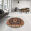 Tapis brun à motif oriental-1011390232