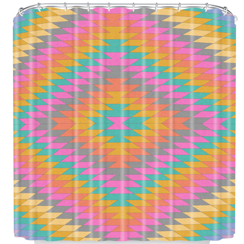 Geometric Shower Curtain