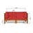 OANA 2-Piece LOVE SEAT SET, RED-172955877-172955876