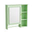 Armoire de salle de bain murale avec rangement et grande porte miroir pour une fonctionnalité améliorée