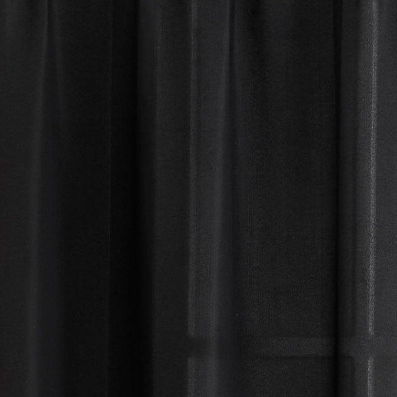 Microfiber Rod Pocket Window Curtain Panel