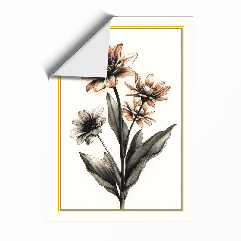 Study Botanical - Framed Print, Unframed, A3 - 42.0 x 29.7 cm