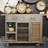 Zepeda Solid Wood Top Kitchen Island