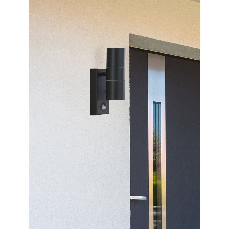 Lauderhill 2 - Bulb 22cm H Outdoor Armed Sconce, Black