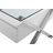 Beverly 4 Drawer - Large Modern Executive Desk with Steel X-shaped Legs – Contemporary Home Office Writing Table-735421736