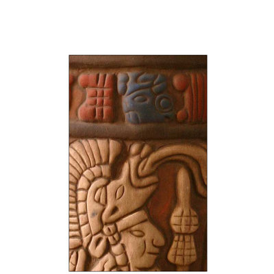 Vase de table Faith-Anne Maya King of Tikal