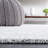 Glamour Hand Tufted Viscose Wool Cotton with Latex Abstract Rug in Gray/Ivory-437560177
