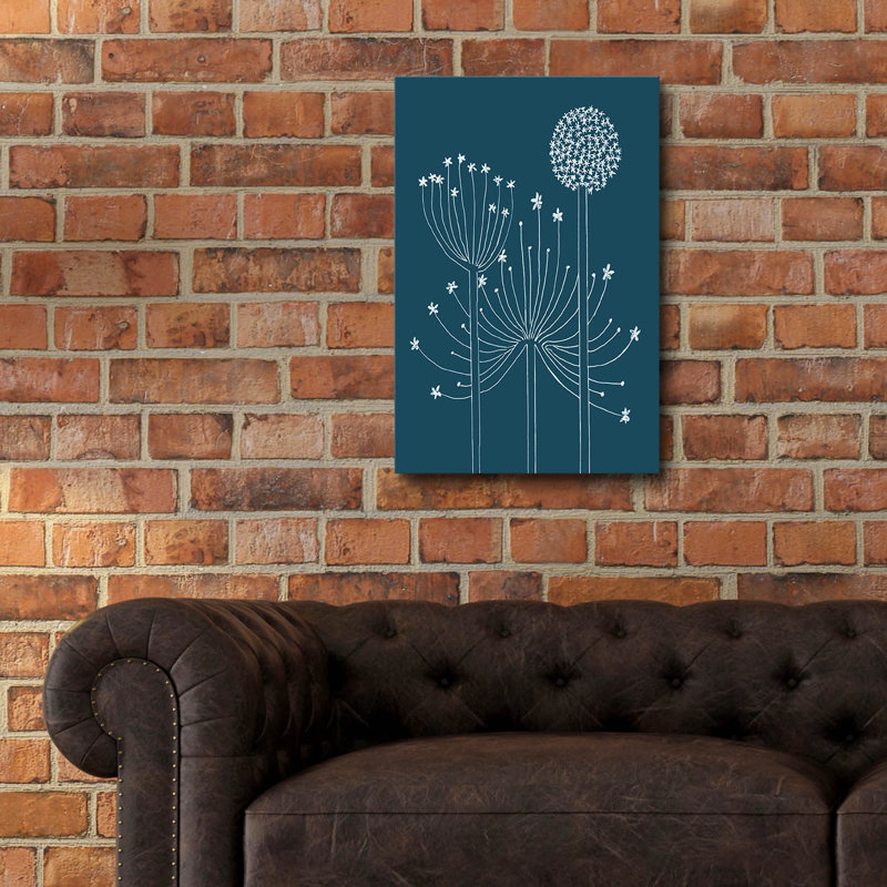  «Graphic Alliums 2» par Alicia Longley, art mural en verre acrylique, H 24 po x l 16 po x P 0,2 po