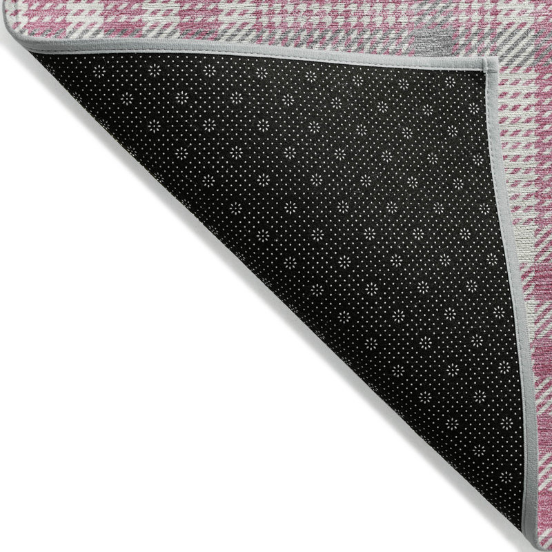 Tapis intérieur / extérieur rose Samira , 8' x 10'