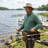 Solid Wood Portable Fishing Rod Rack