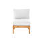Huntington Teak Outdoor Armless Club Chair-210587378