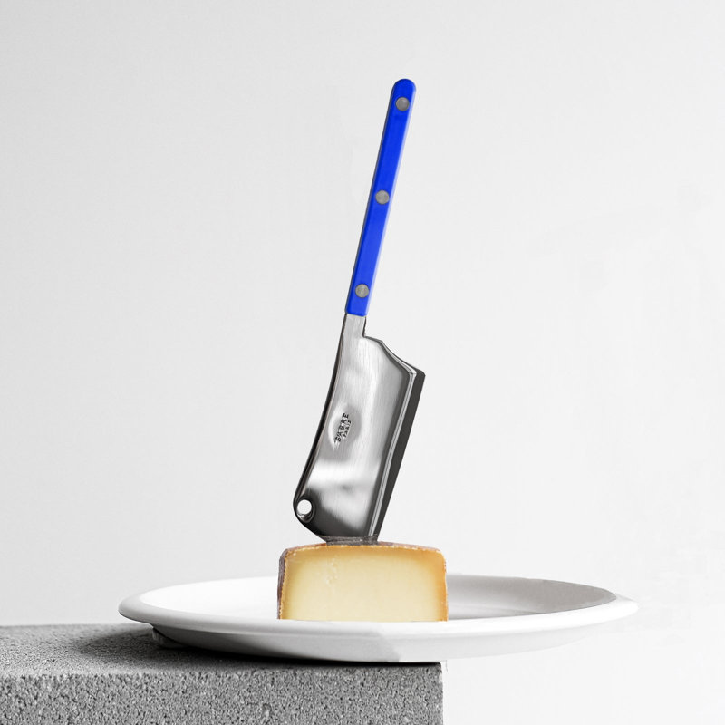 Bistrot Solid Cheese Knife, Lapis Blue