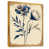Toile avec cadre flottant or