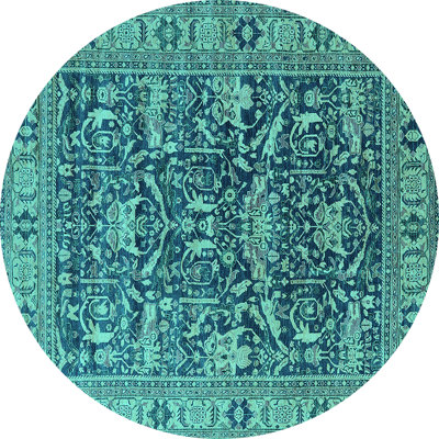 Tapis bleu / bleu sarcelle