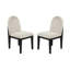 Ensemble de salle à manger de style traditionnel et chaises d'appoint 6X
