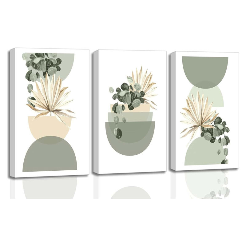 3 Piece Wrapped Canvas Print, 30" H x 40" W
