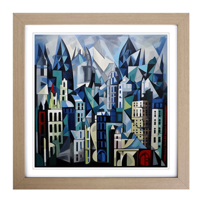 City of London Cubism - Framed Print