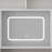 Farmhouse Dressing Table with Lighted Mirror and Storage