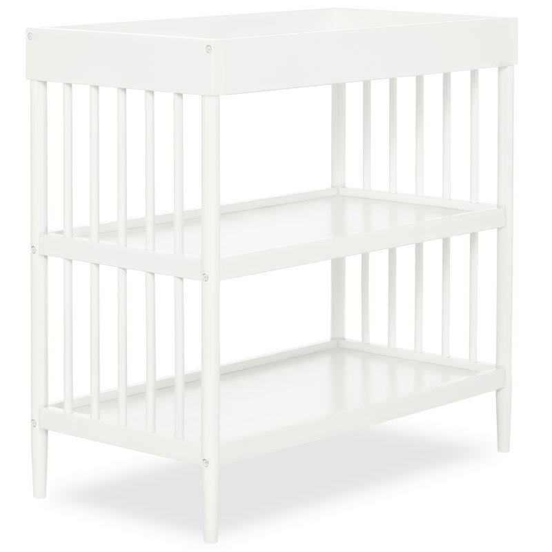 Changing Table with Pad, White/White