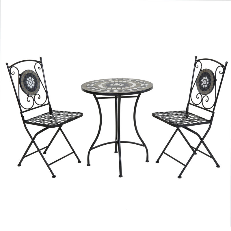 Groce 2 - Person Patio Dining Set with Round Table